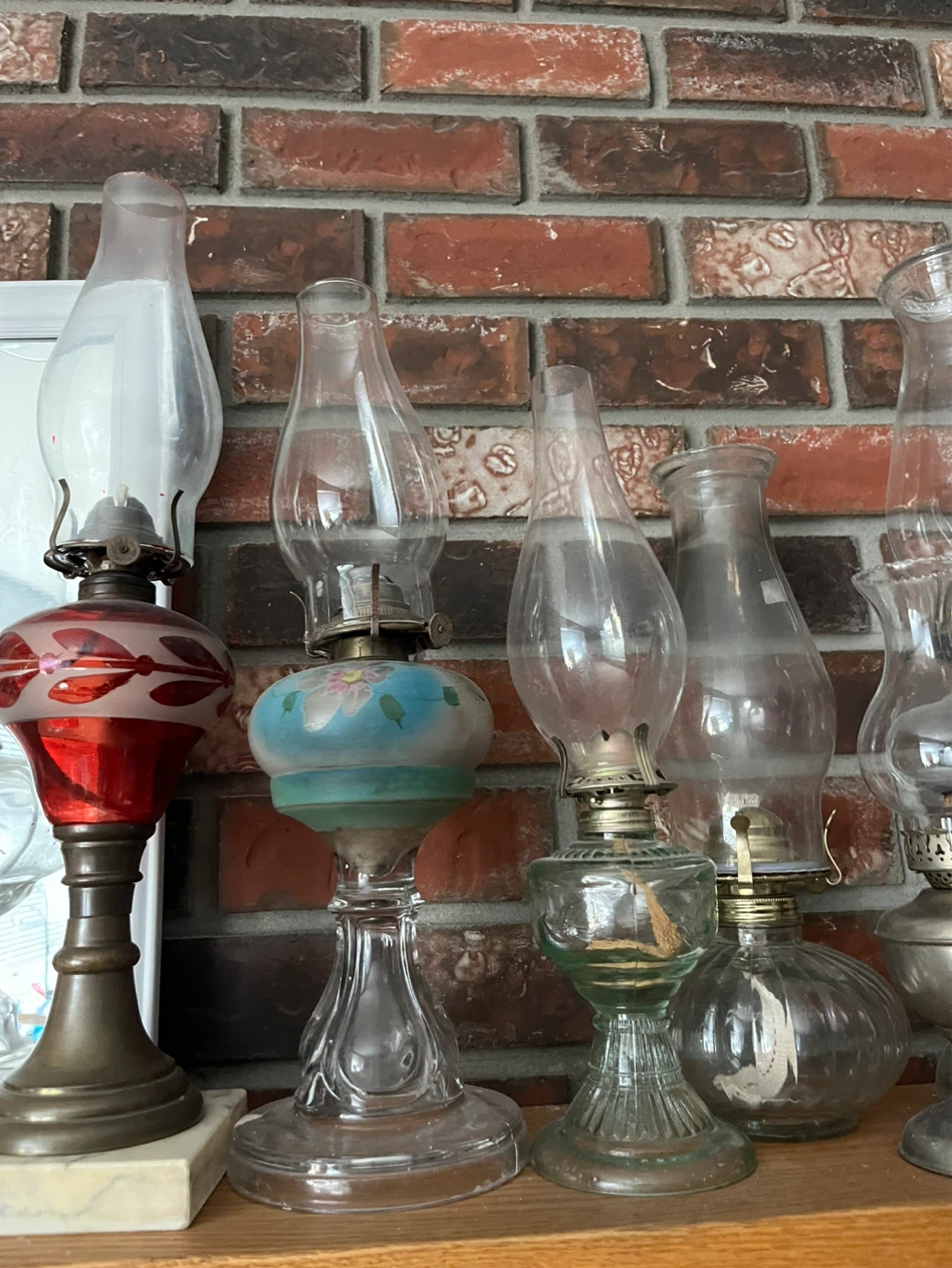 Collection of vintage oil lamps - photo 3
