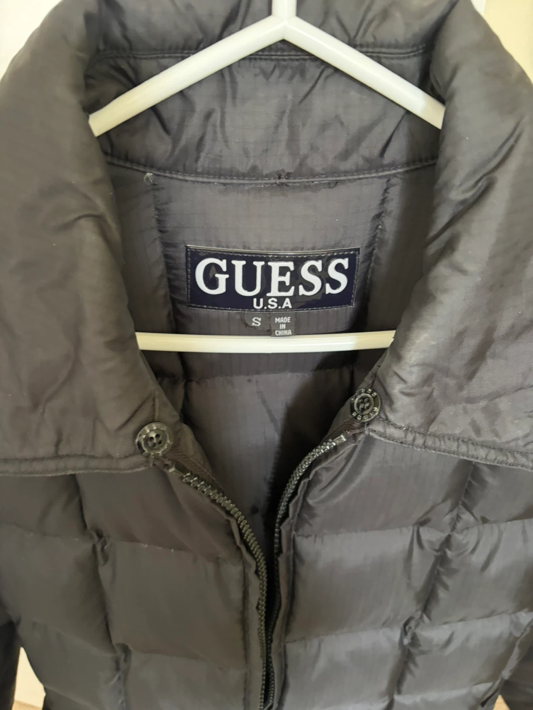 Guess Puffer Jacket - Black - photo 4
