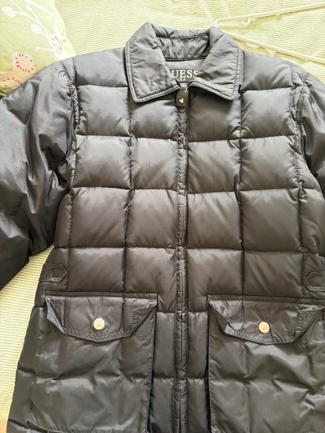 Guess Puffer Jacket - Black - photo 3