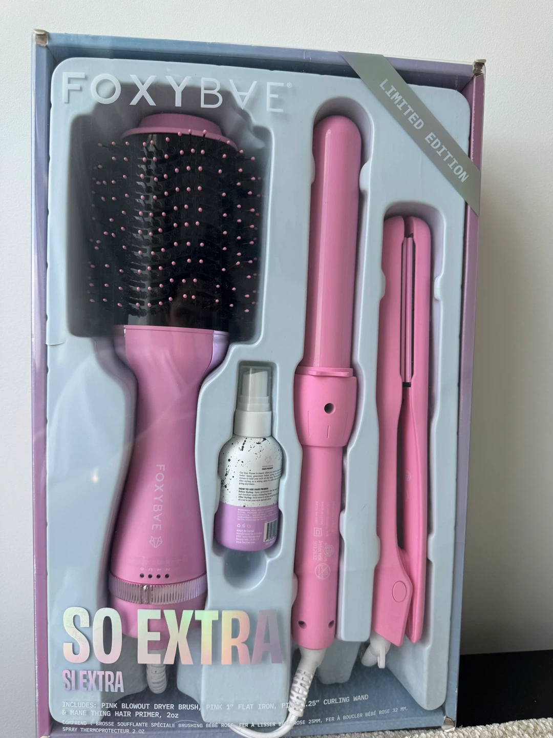 FoxyBae So Extra Limited Edition Hair Styling Set - Pink