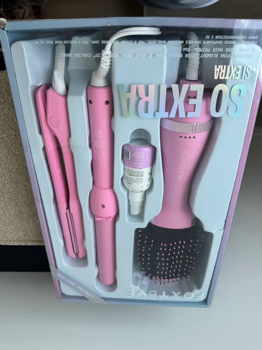 FoxyBae So Extra Limited Edition Hair Styling Set - Pink - photo 2