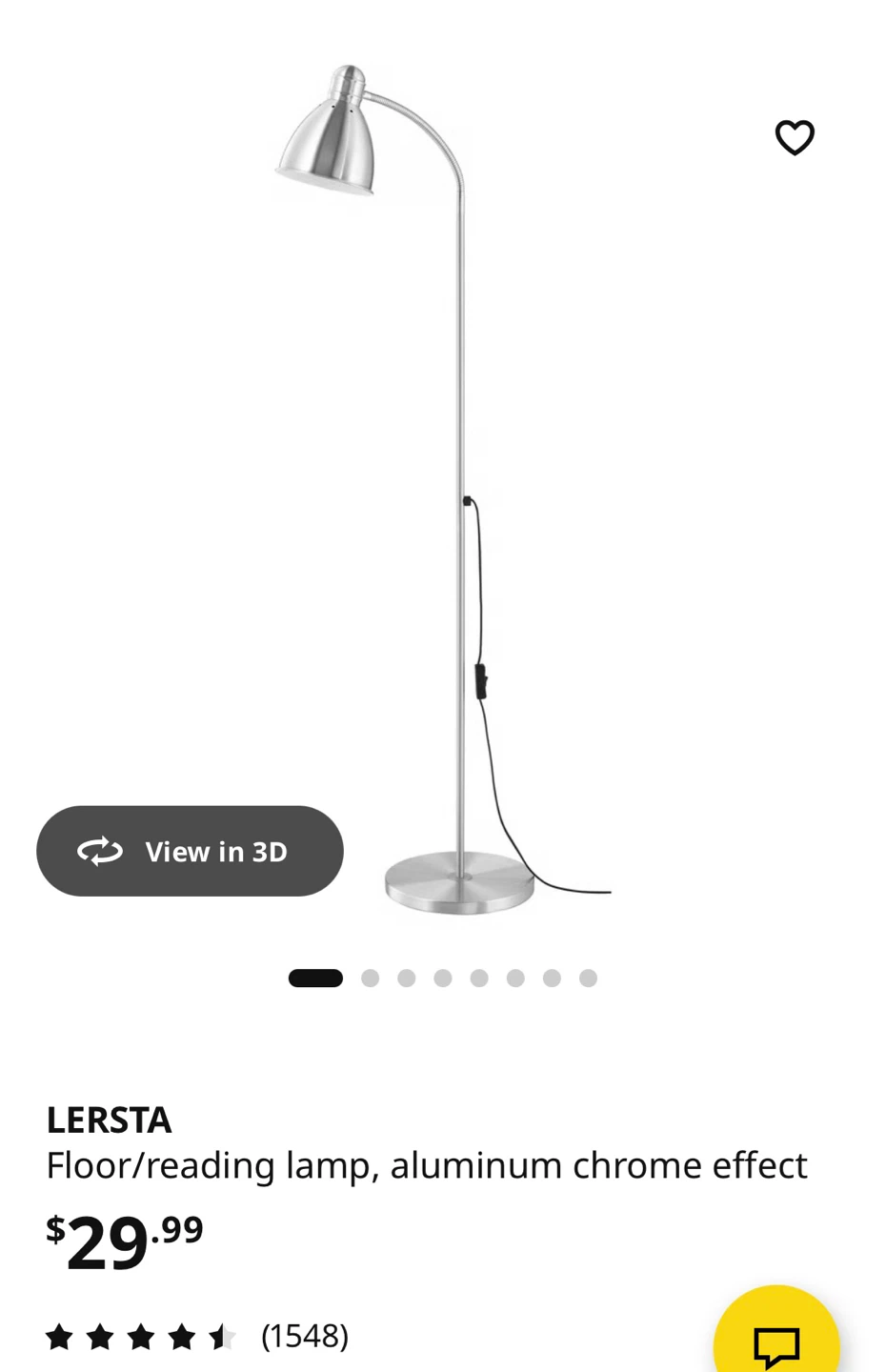 IKEA LERSTA Floor/Reading Lamp - photo 2