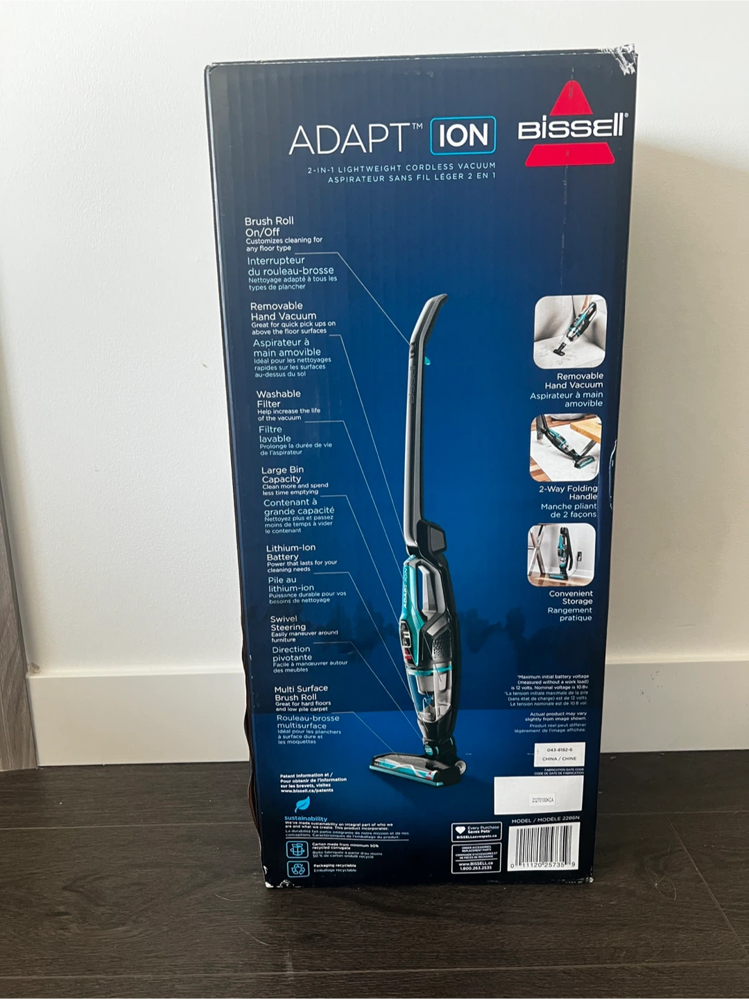 BISSELL Adapt Ion 2-in-1 Lightweight Cordless Vacuum - photo 4