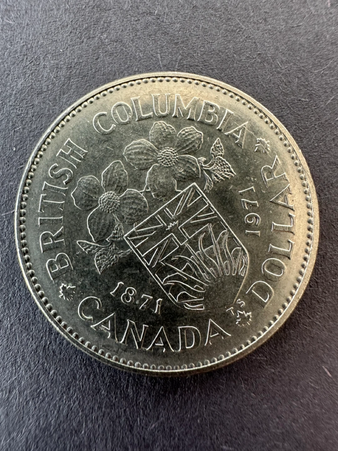 1971 British Columbia Dollar Coin