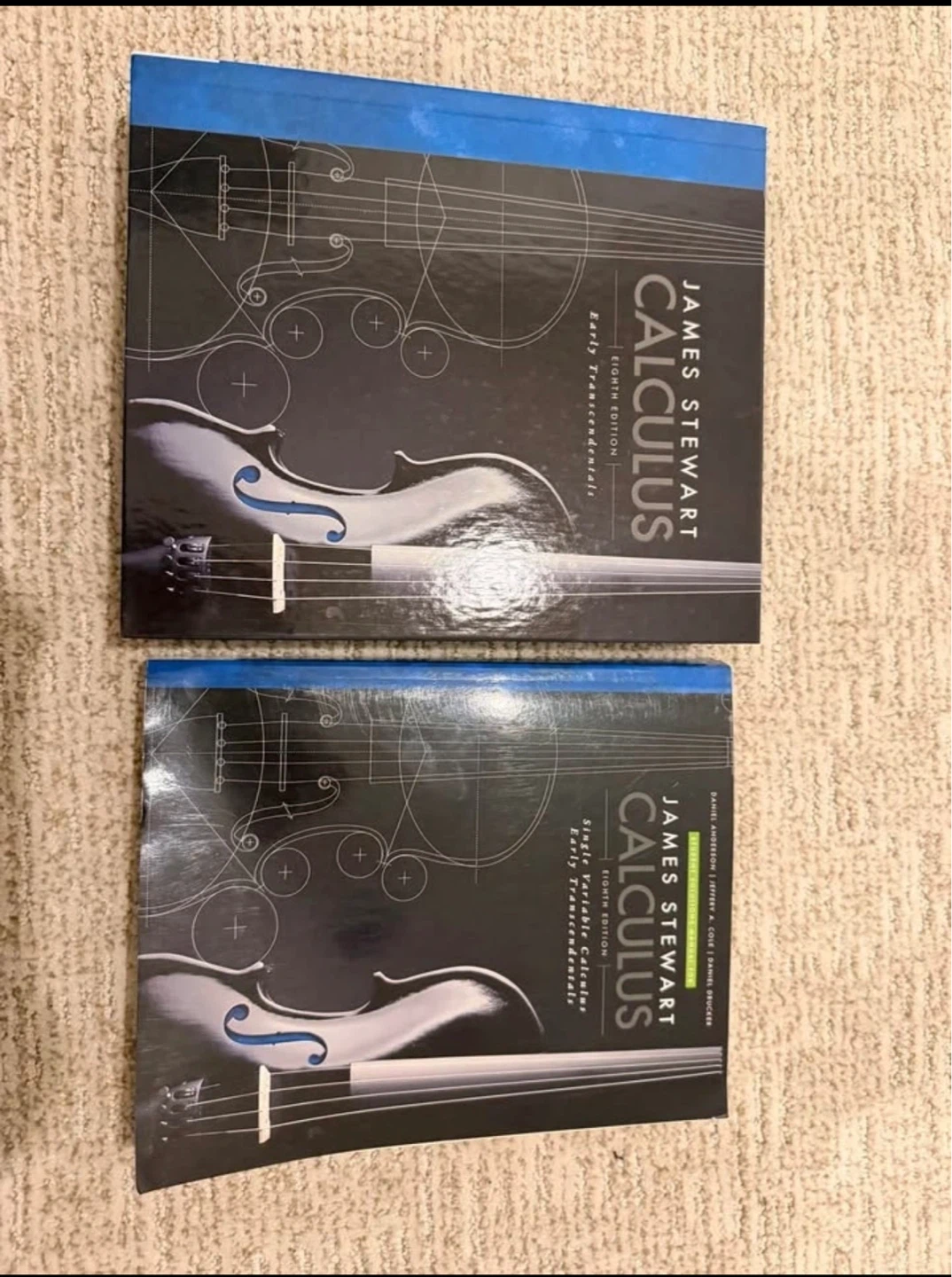 James Stewart Calculus 8th Edition Textbooks (2)