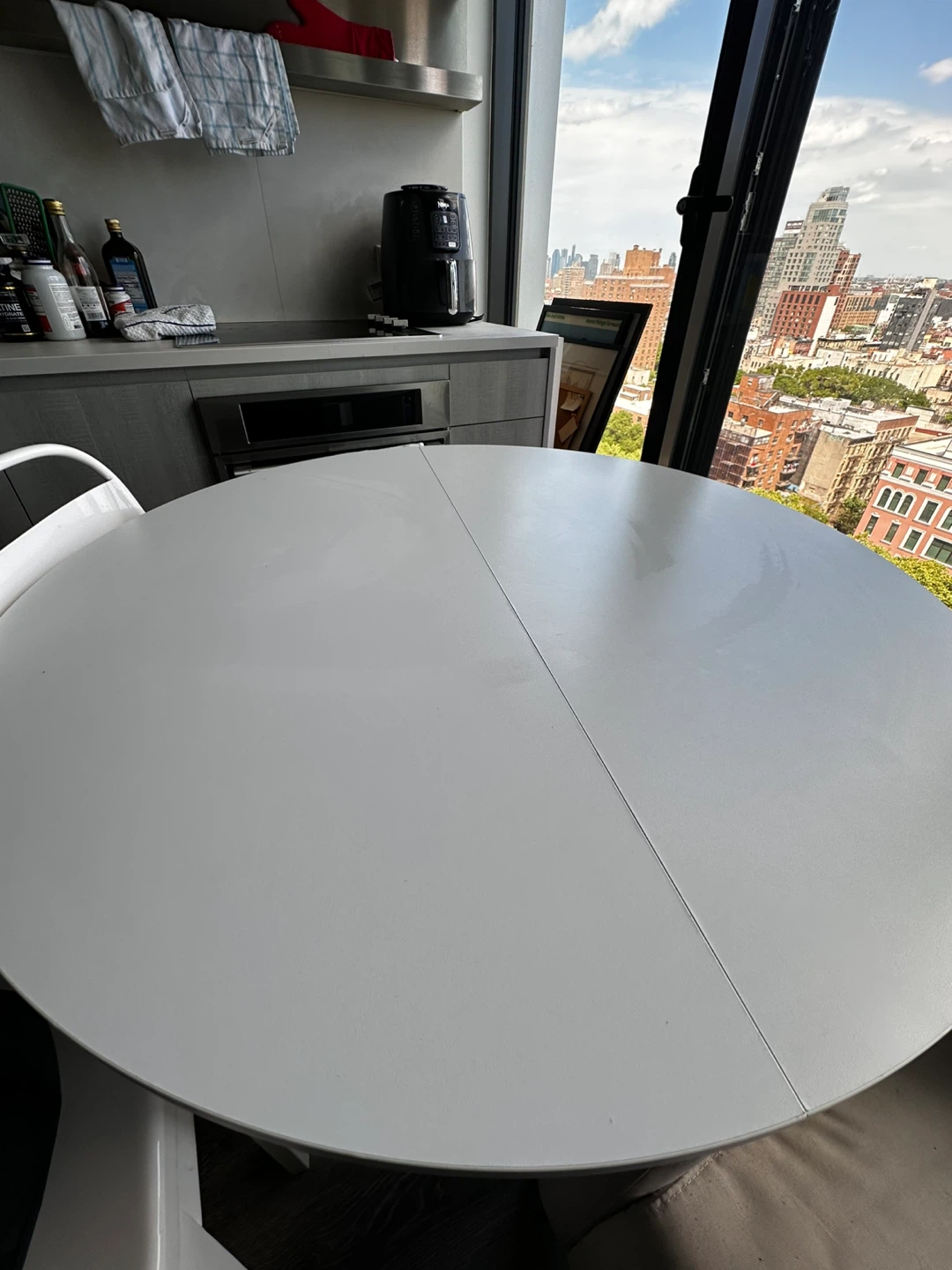 Round White Dining Table IKEA - photo 2