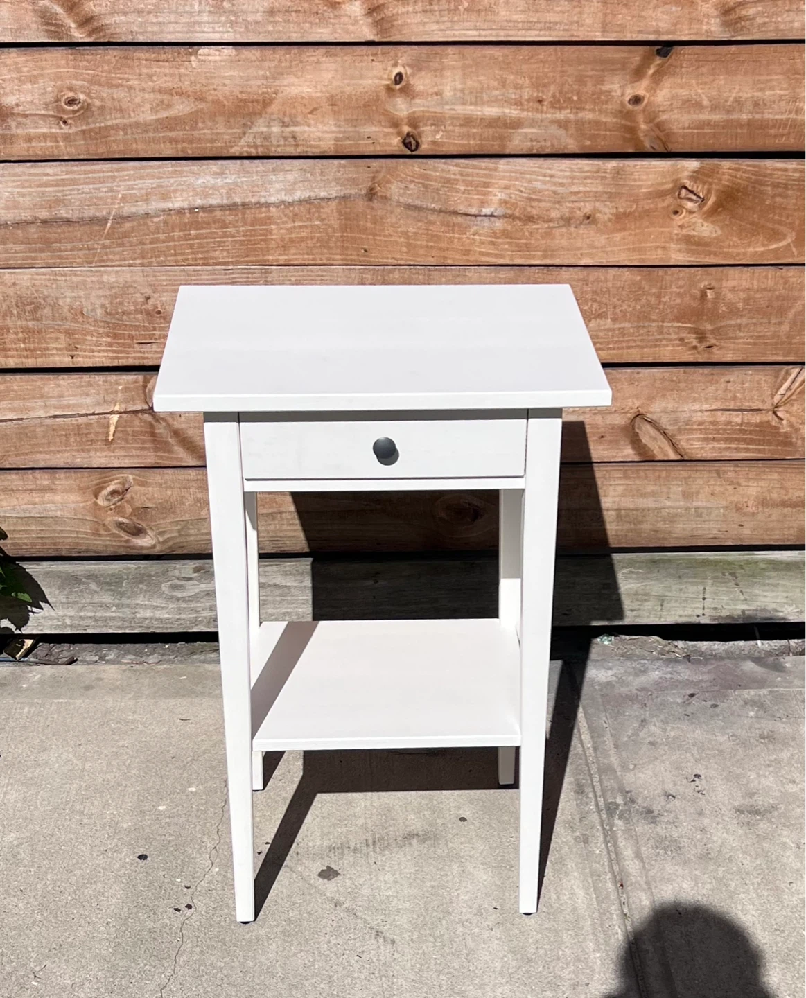 White End Table with Drawer - photo 2