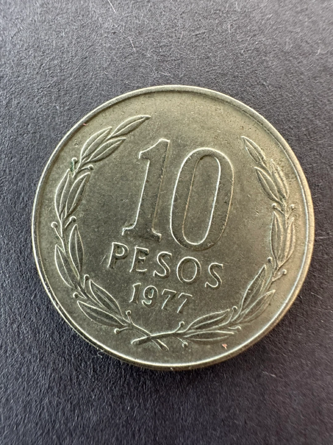 Chile 10 Pesos Coin - 1977