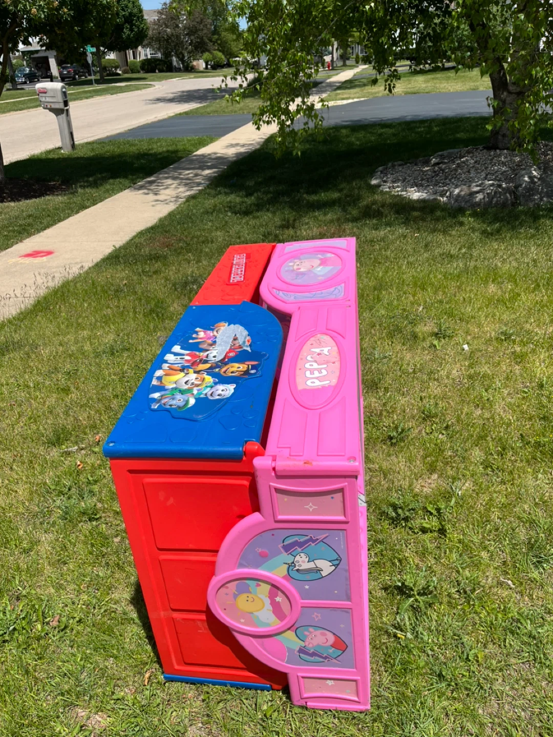 Paw Patrol and Peppa Pig Toy Organizer