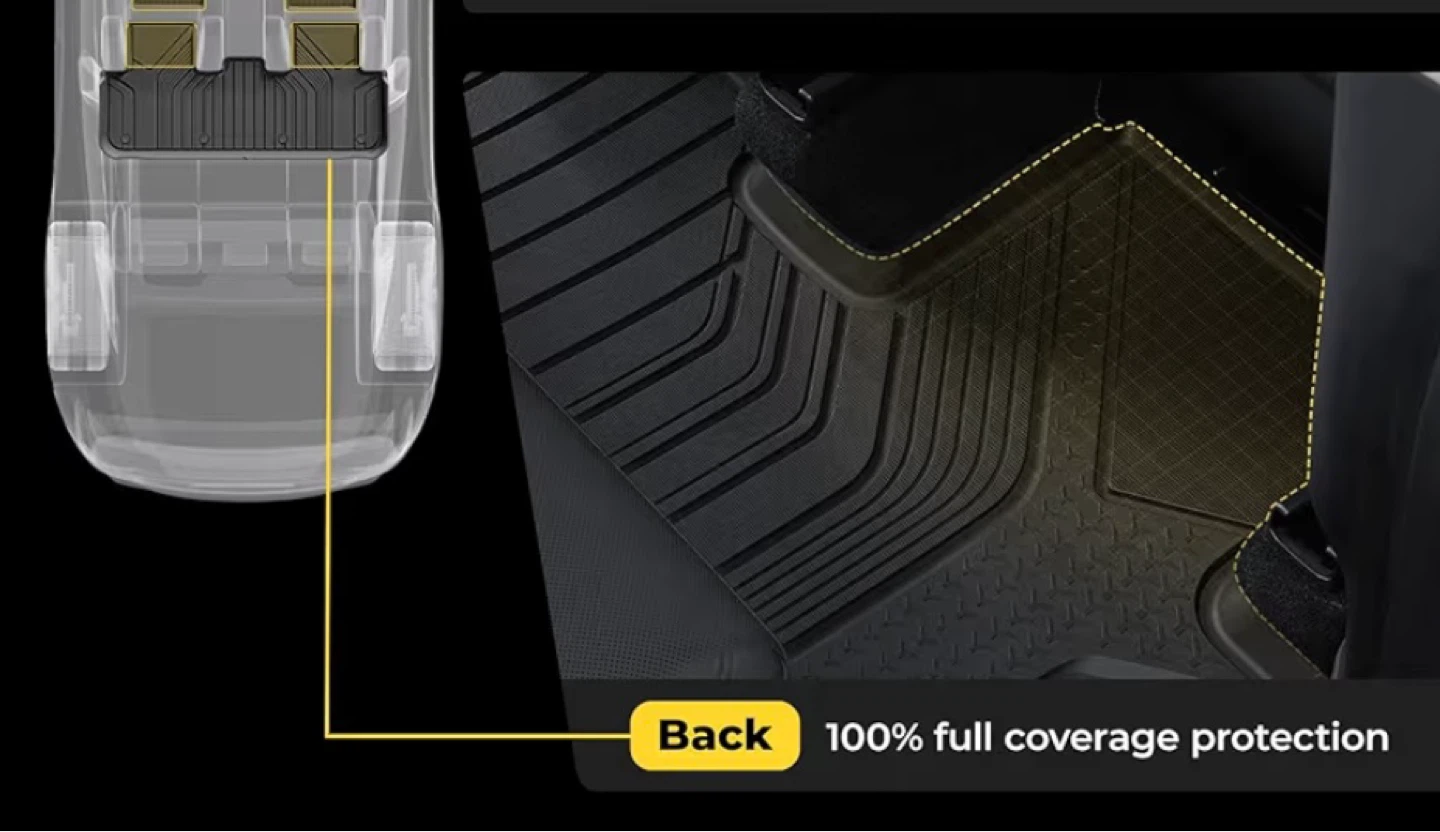 SW 7 Piece All-Weather Floor Mats Tesla Model Y  (2025-2026) - photo 5