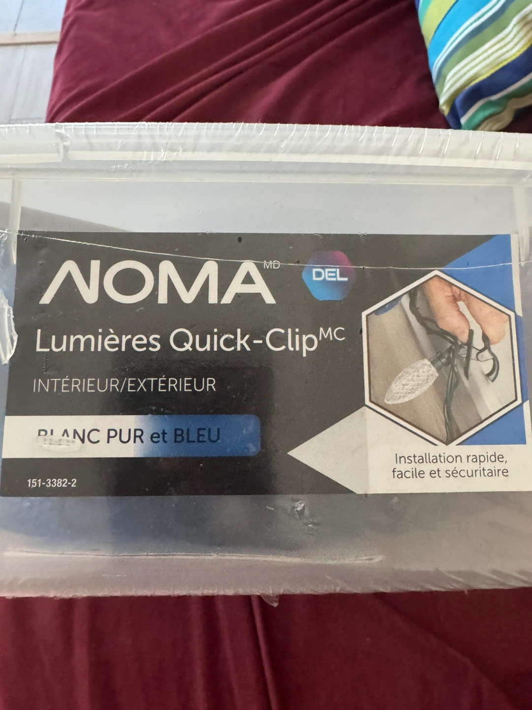 NOMA Quick-Clip Lights - Pure White & Blue