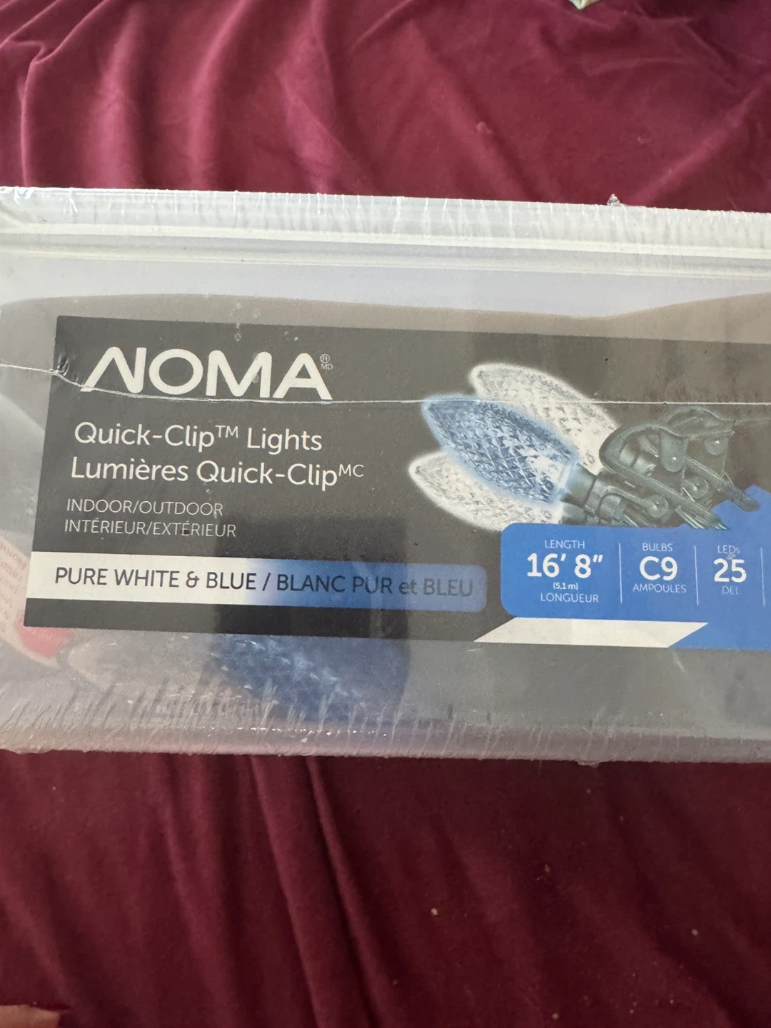 NOMA Quick-Clip Lights - Pure White & Blue - photo 2
