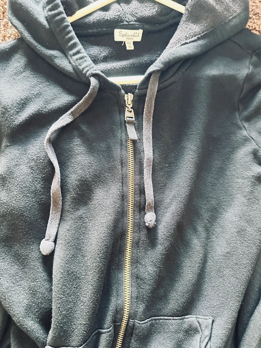 Splendid Zip-Up Hoodie, Size S-M - photo 5