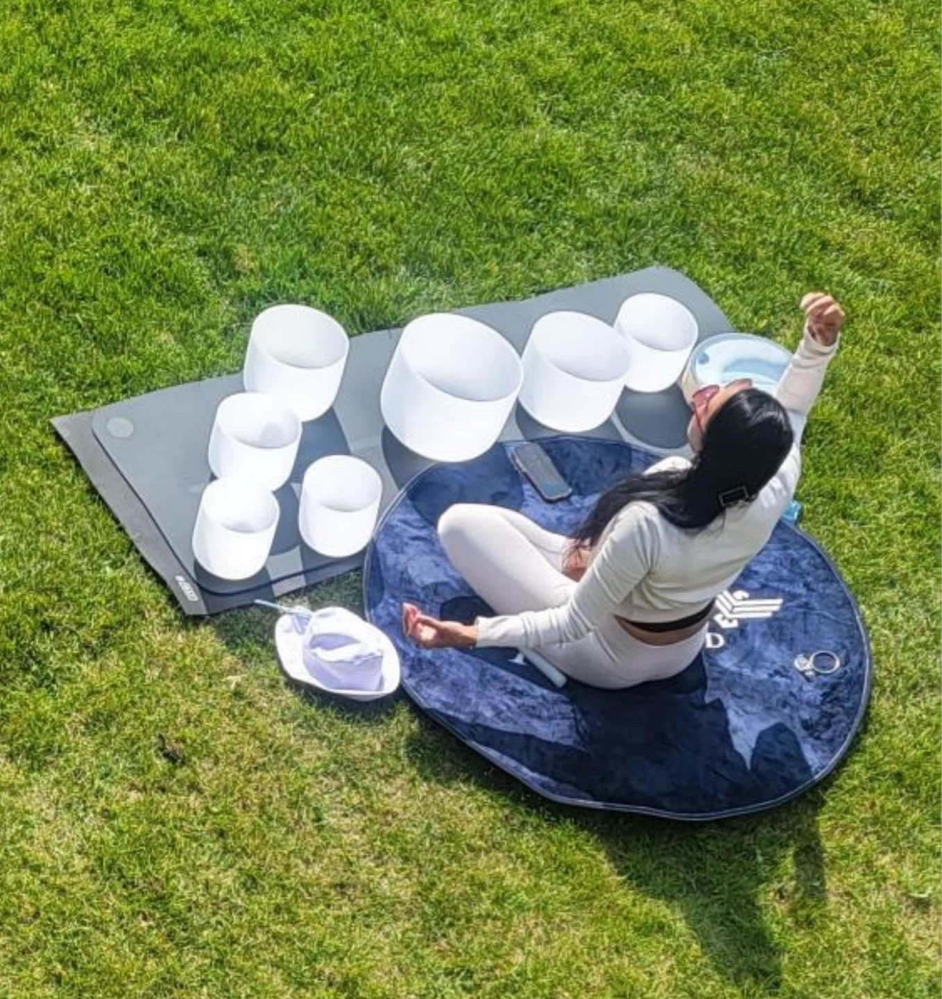 Set of Crystal Singing Bowls - photo 4