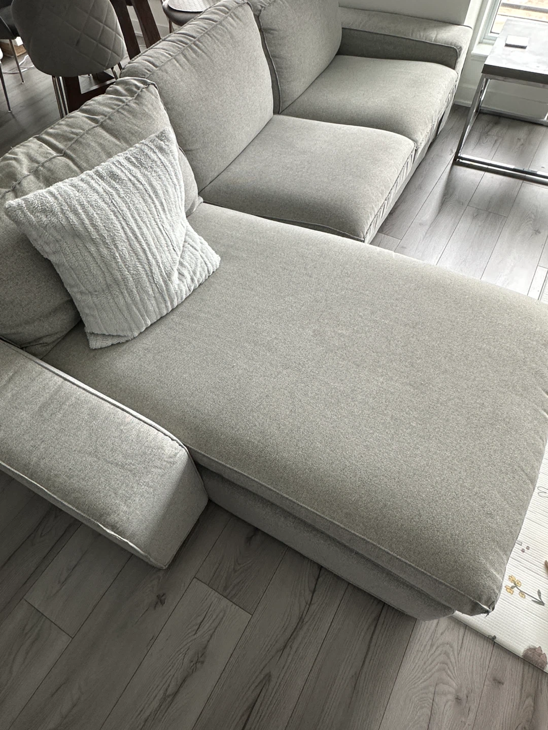 IKEA KIVIK Sofa with Chaise Lounge