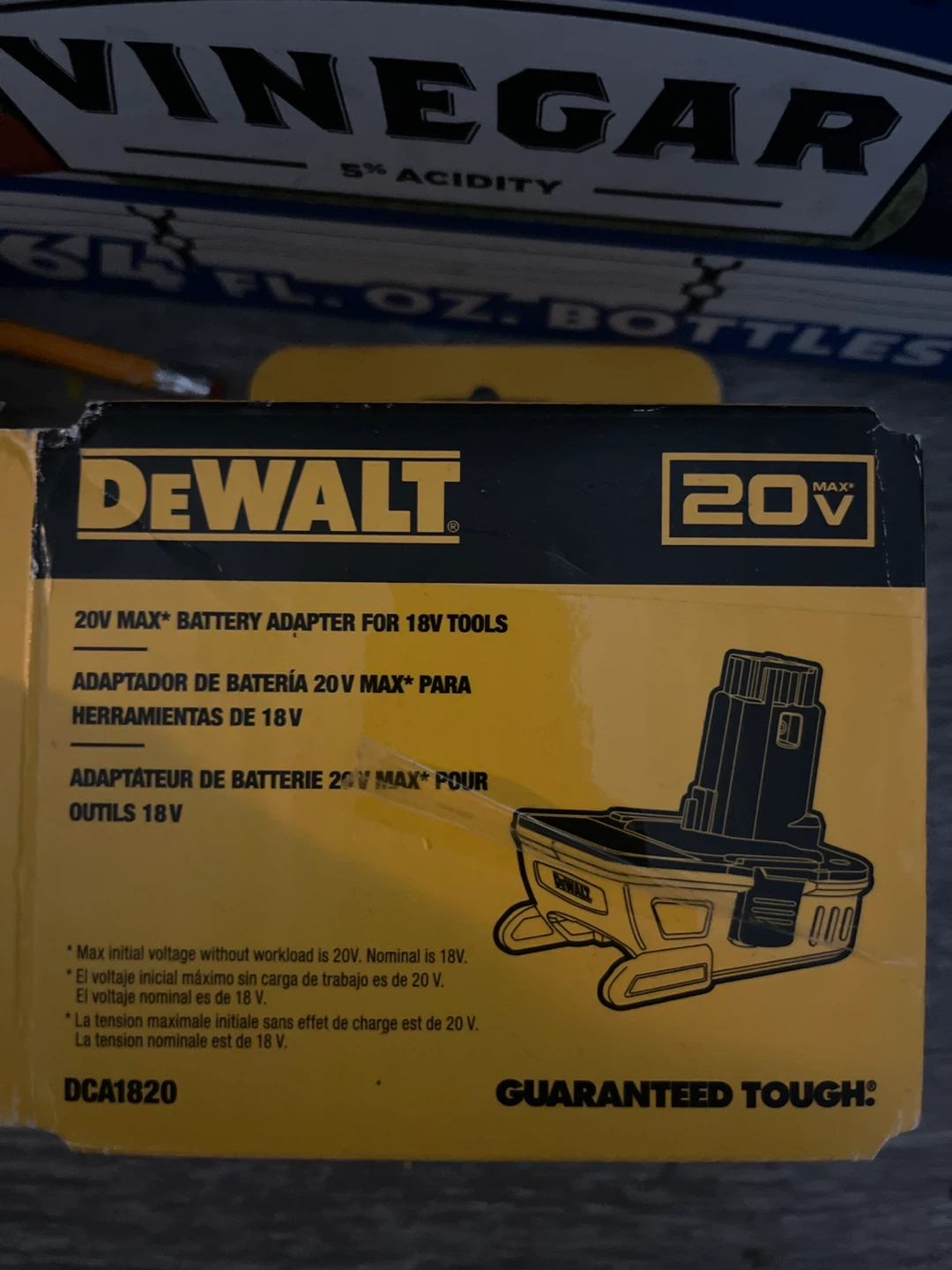DeWalt 20V MAX Battery Adapter for 18V Tools DCA1820