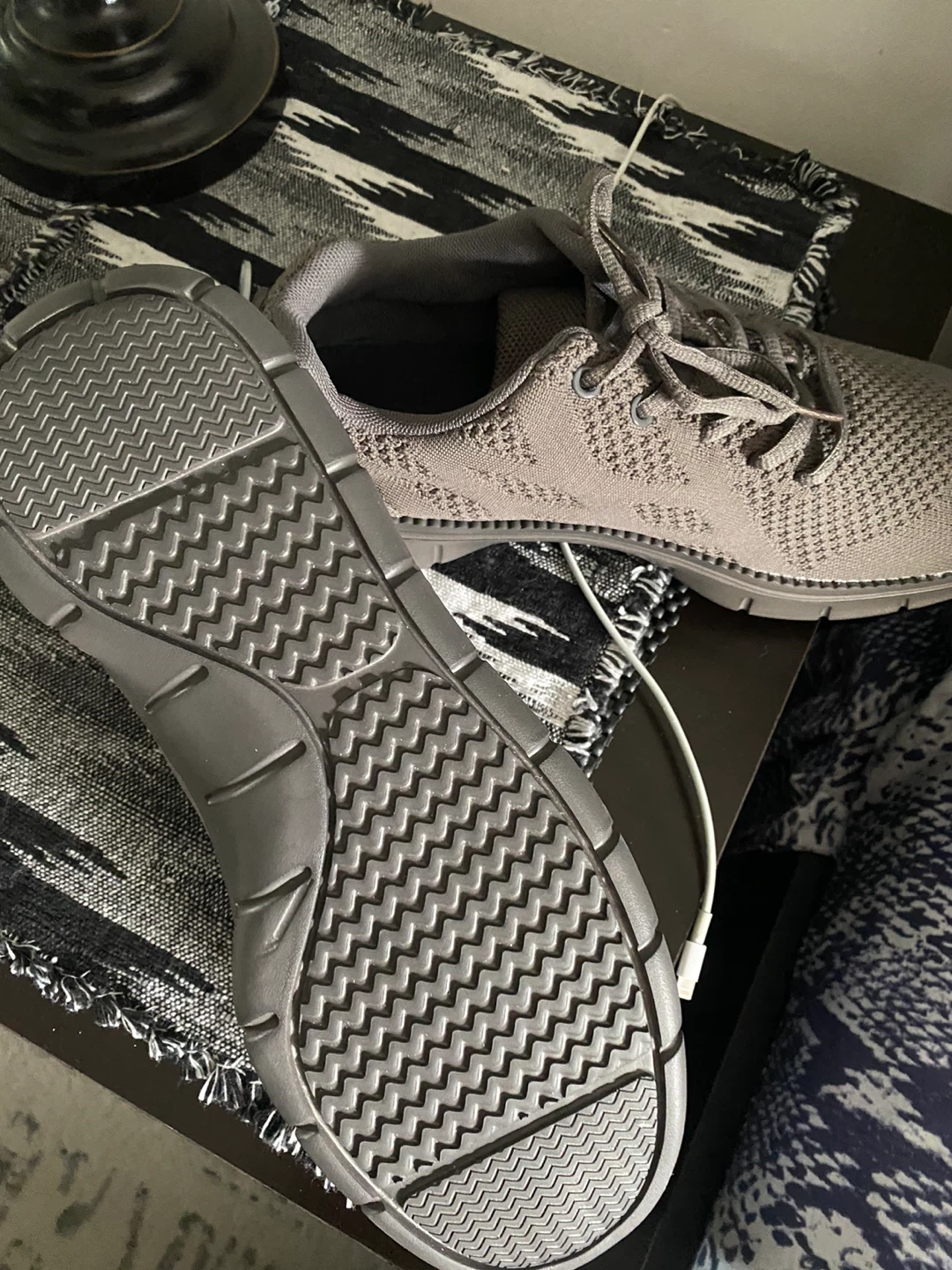 Grey Knit brand new shoes size 10 - photo 3