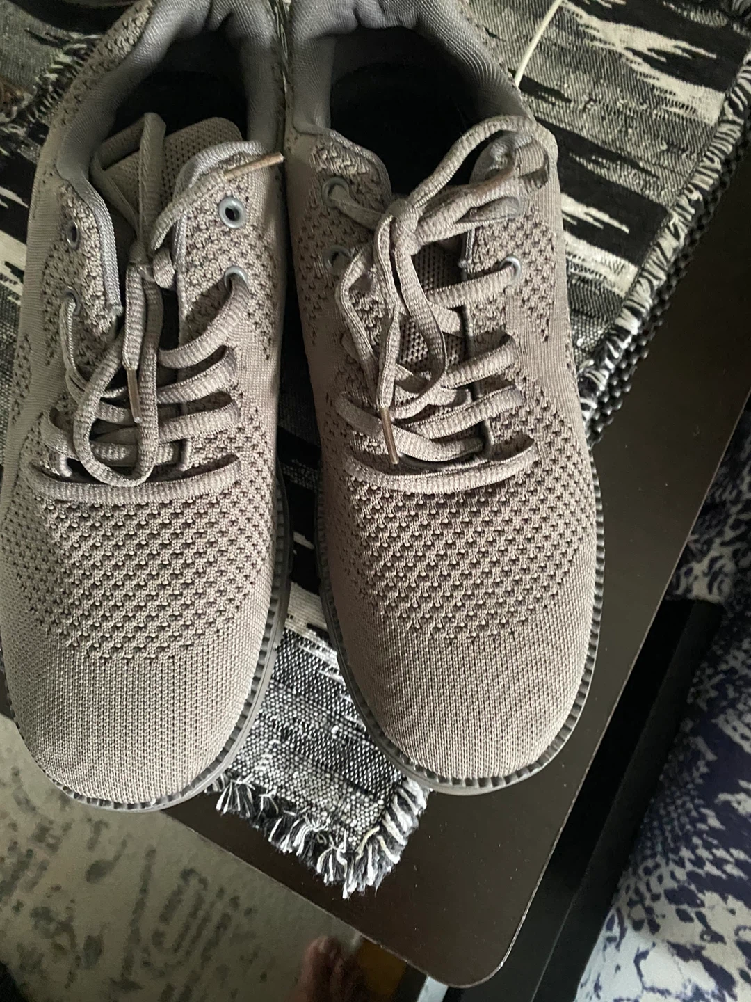 Grey Knit brand new shoes size 10