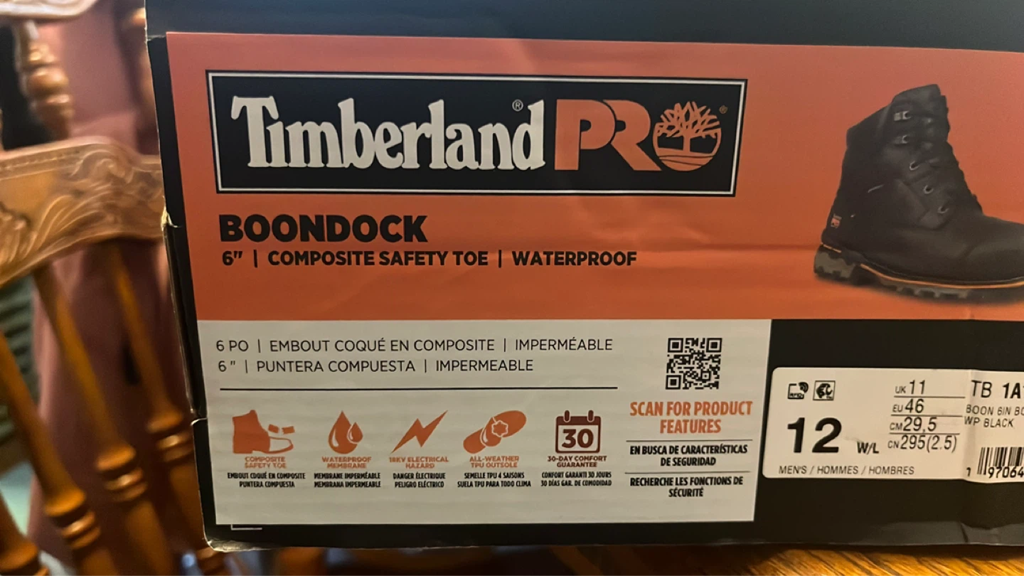 Timberland Pro Safety Toe Waterproof Boots - Size 12 - photo 4