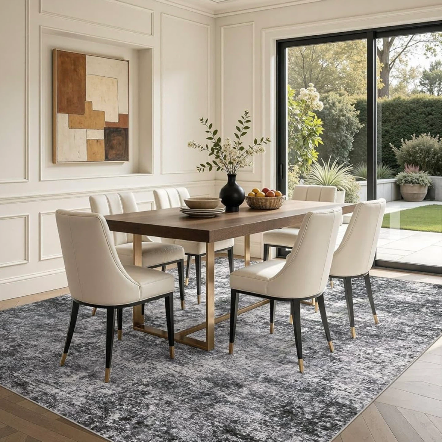 Distressed Grey Area Rug 8' x 10' - photo 4