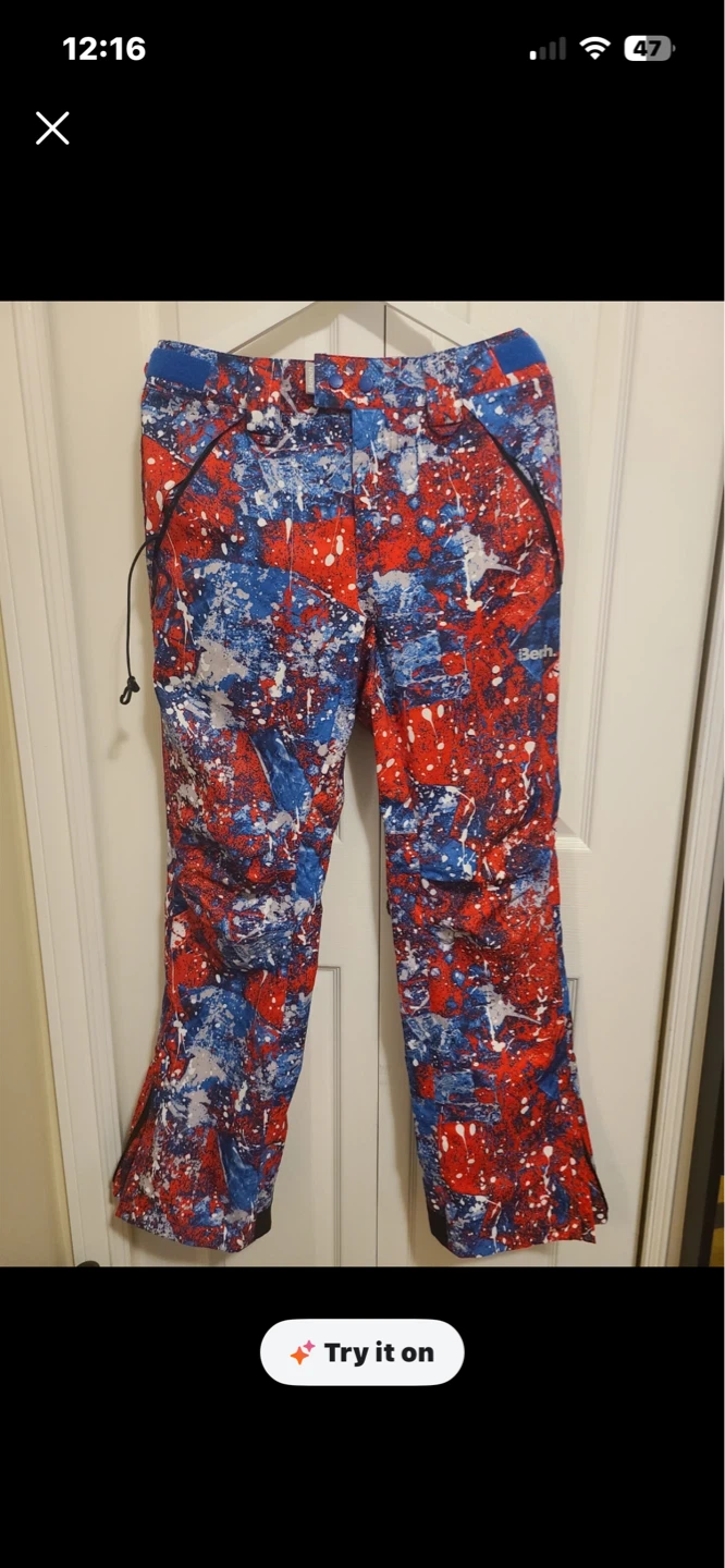 Mens Size Small) Bench Ski Pants - 5000mm waterproof