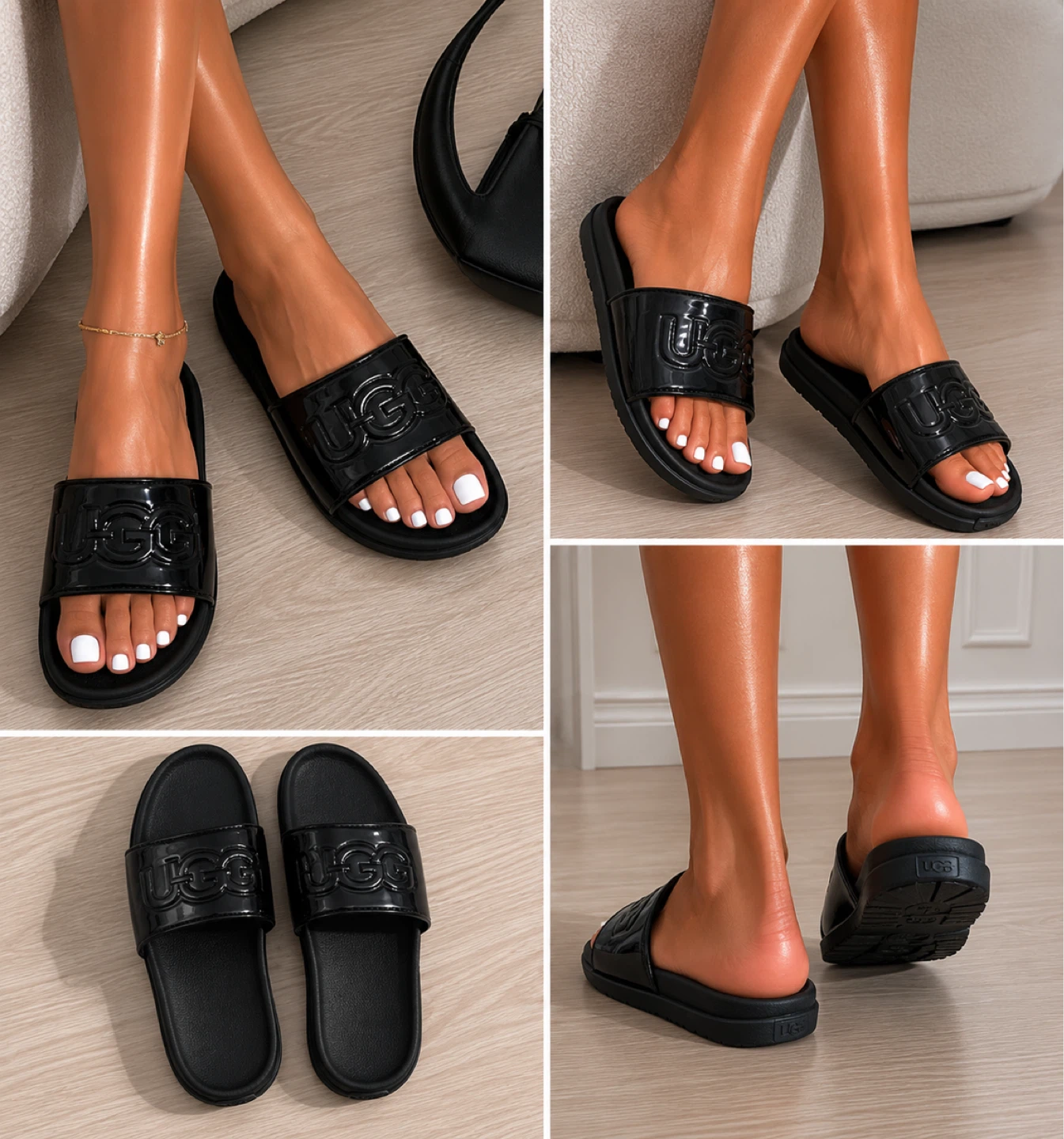 UGG Black Slides - photo 2