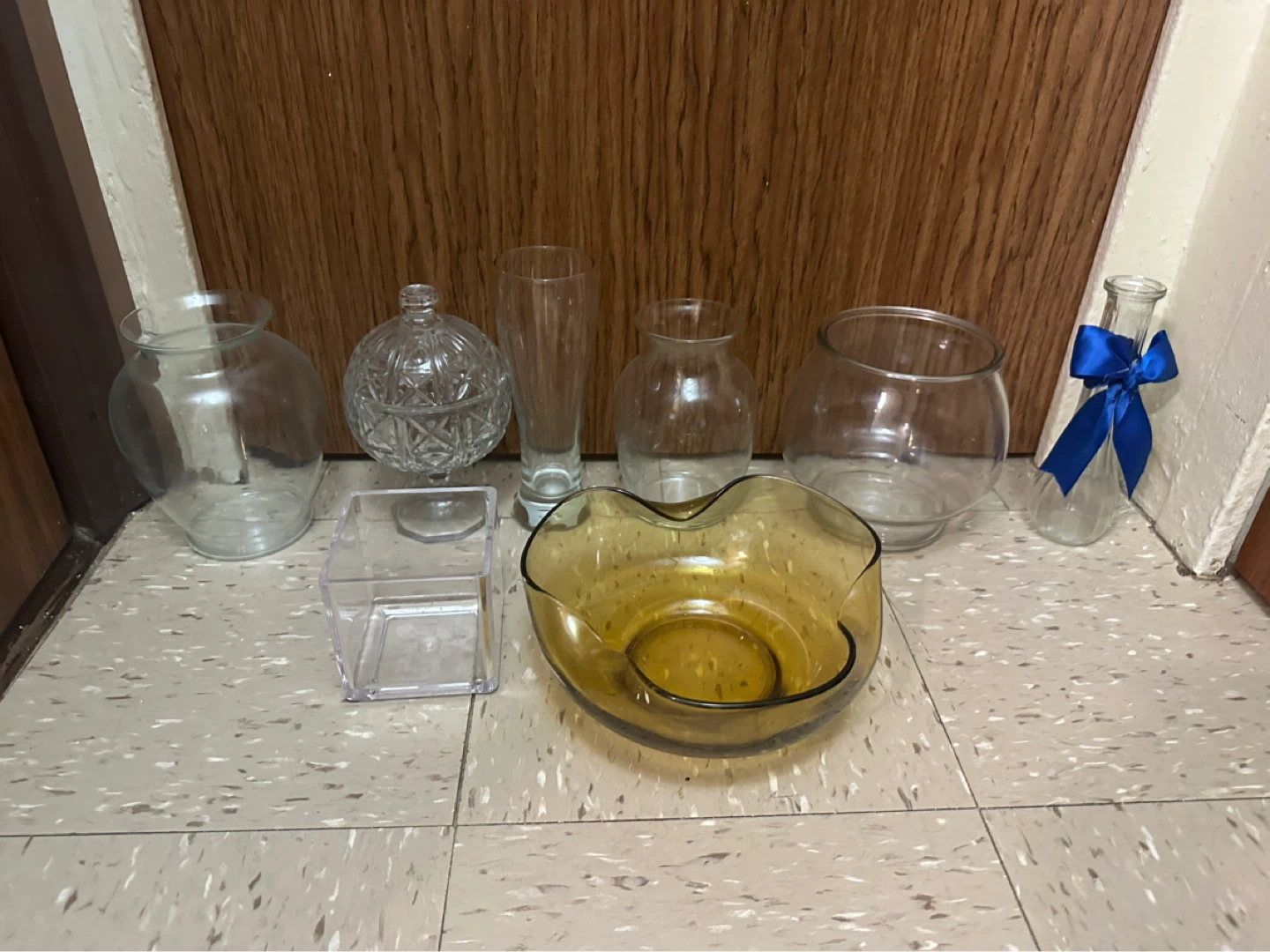 Assorted Glass Vases and Bowls