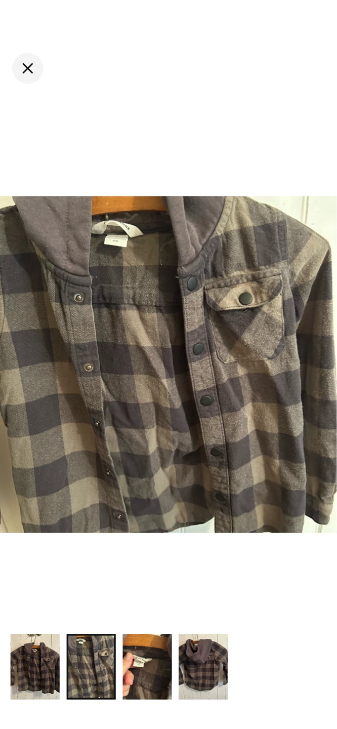 Ripzone Plaid Hooded Flannel Shirt Jacket - photo 2