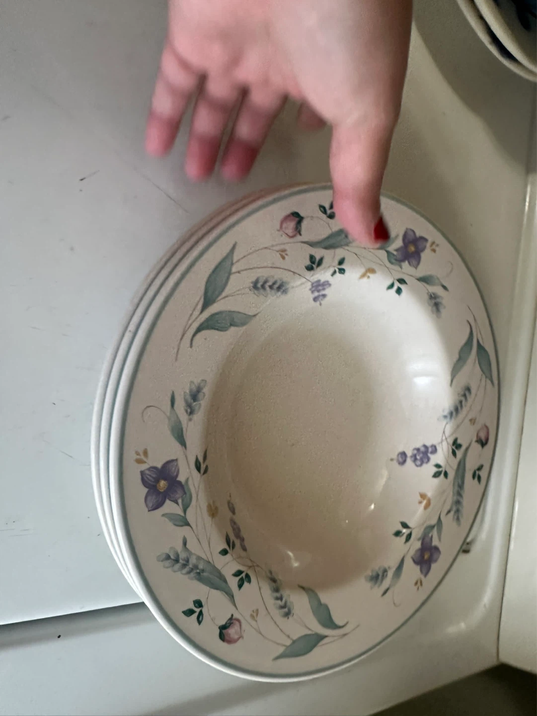 Set of 3 Floral Soup Bowls