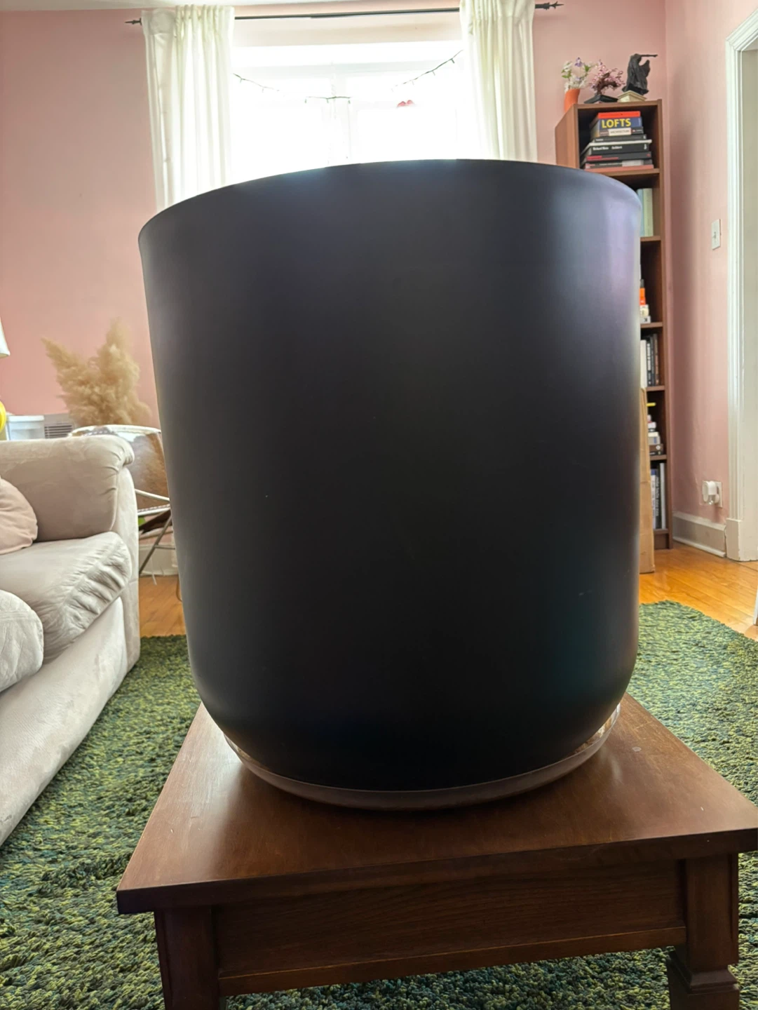 Large Black Plastic Planter Pot