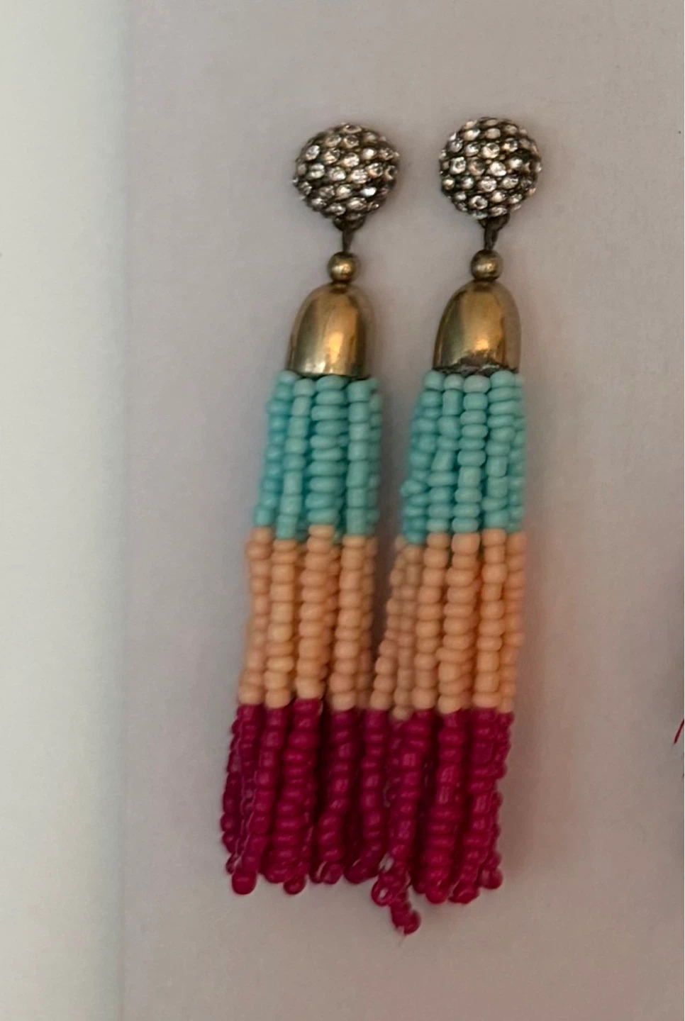 Beaded Tassel Earrings