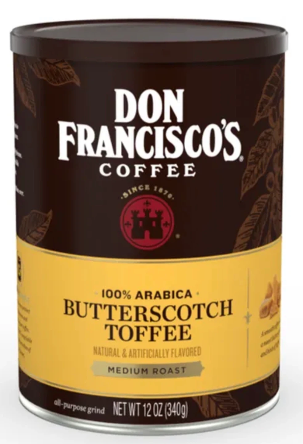 Don Francisco's Butterscotch Toffee Coffee - Medium Roast 12oz