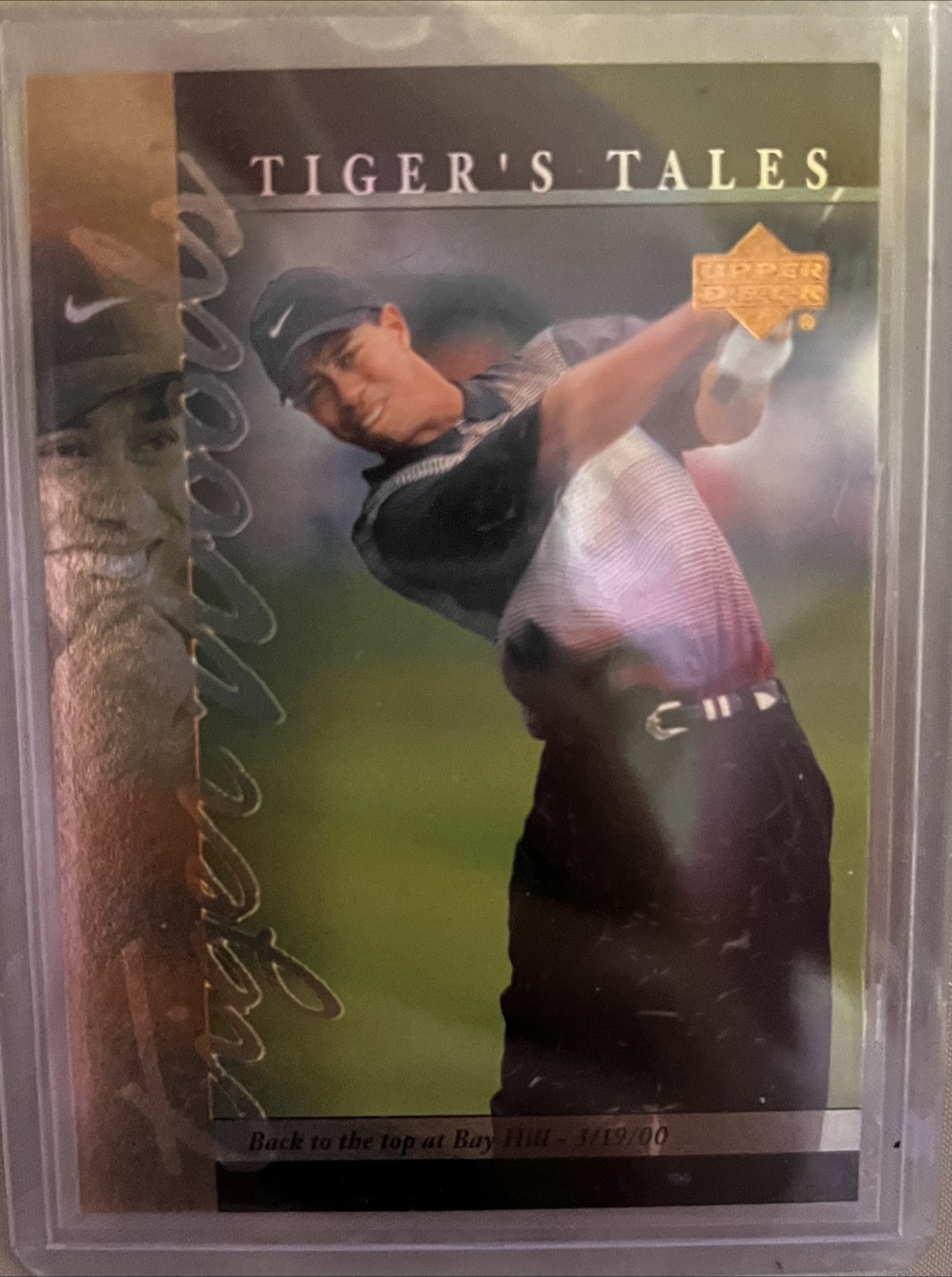 Upper Deck Tiger Woods 'Tiger's Tales' Trading Card