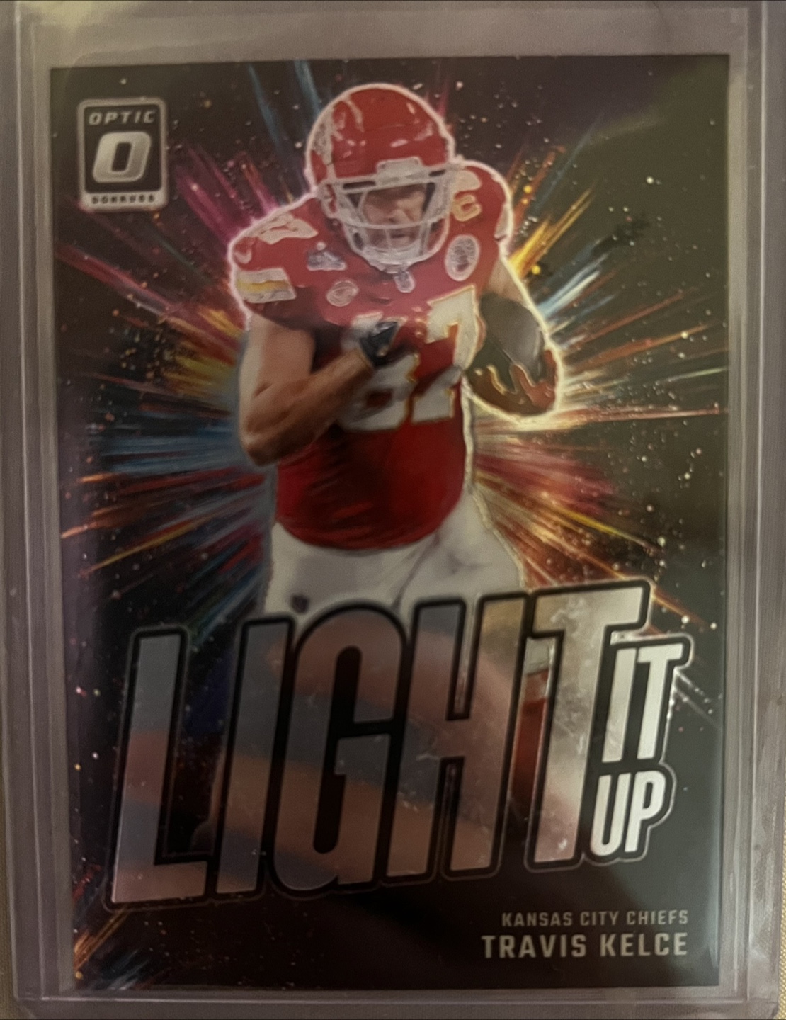2024 Panini Donruss Optic Football Travis Kelce Card