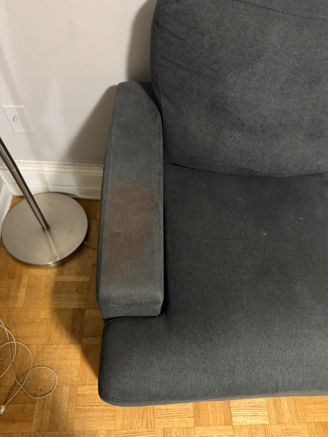 Dark Grey 3-Seater Sofa - photo 5