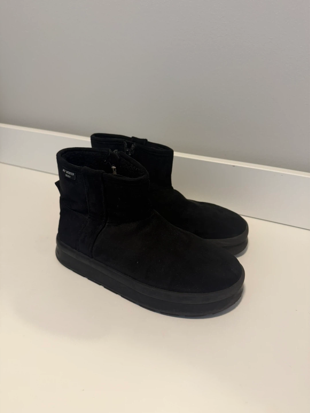 Black Zara suede Boots - photo 4