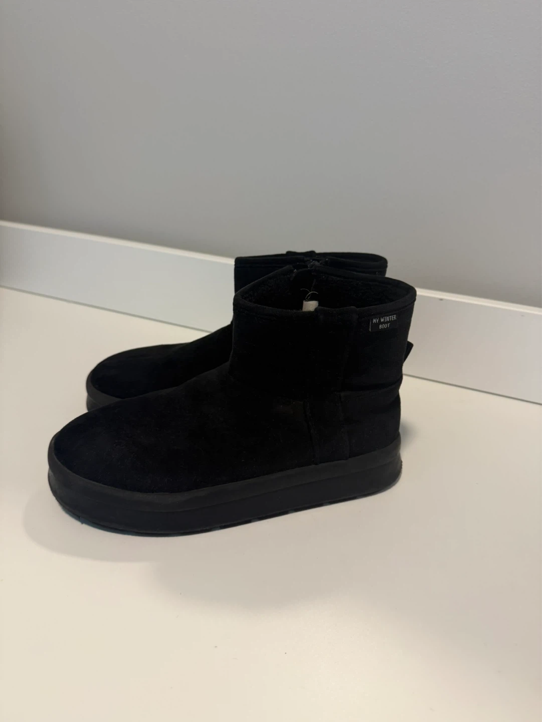 Black Zara suede Boots - photo 3