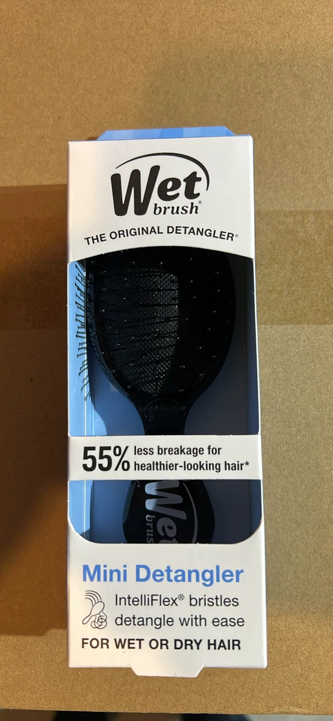 Wet Brush Mini Detangler Hair Brush - Black