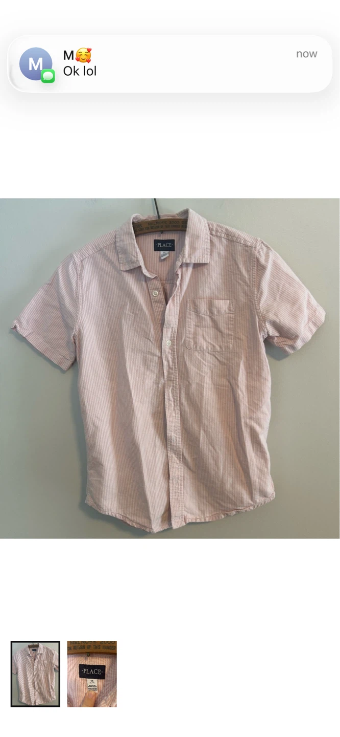 The Children's Place Boys Striped Button-Up Shirt
