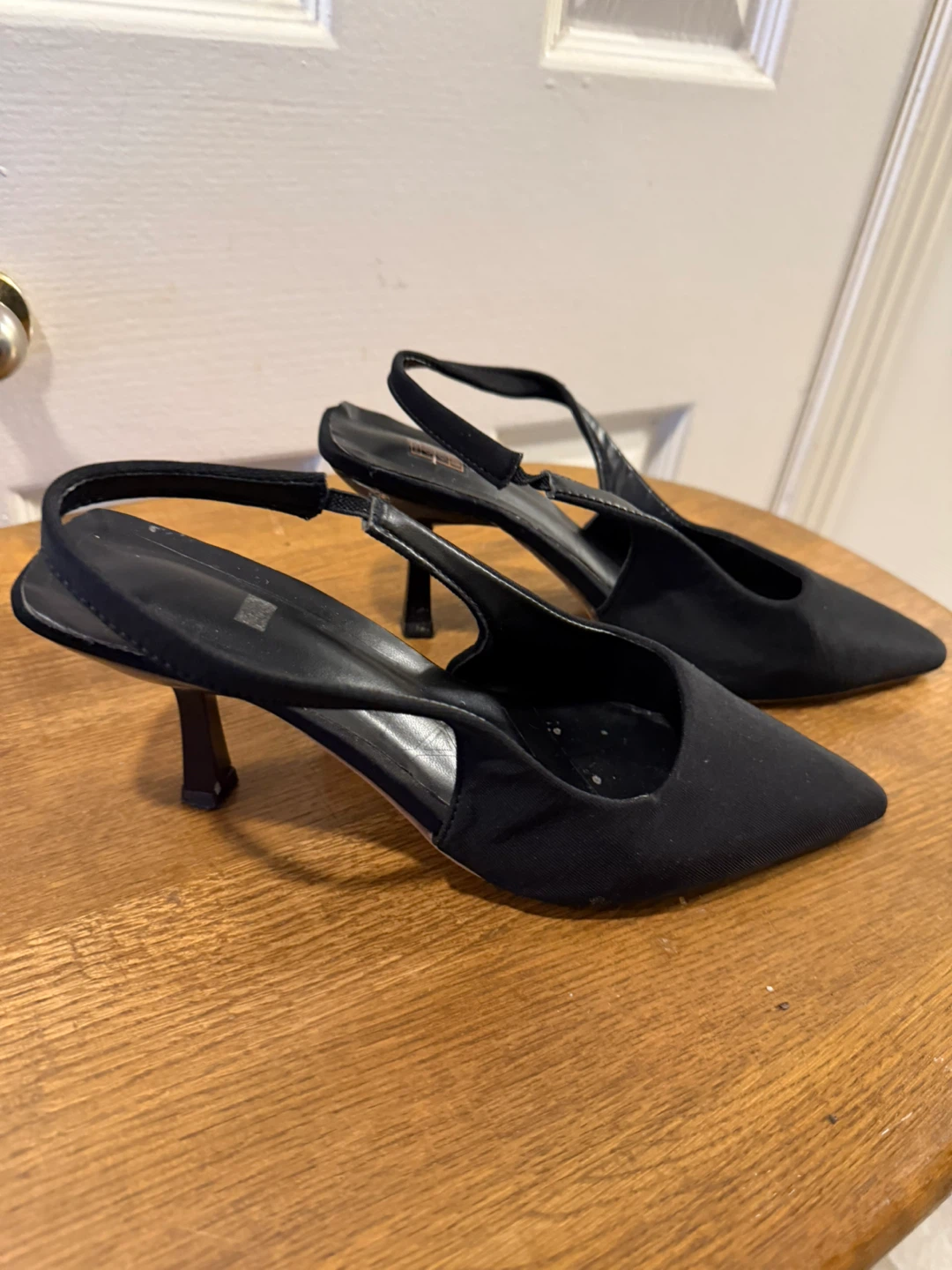Black Slingback Heels - photo 2