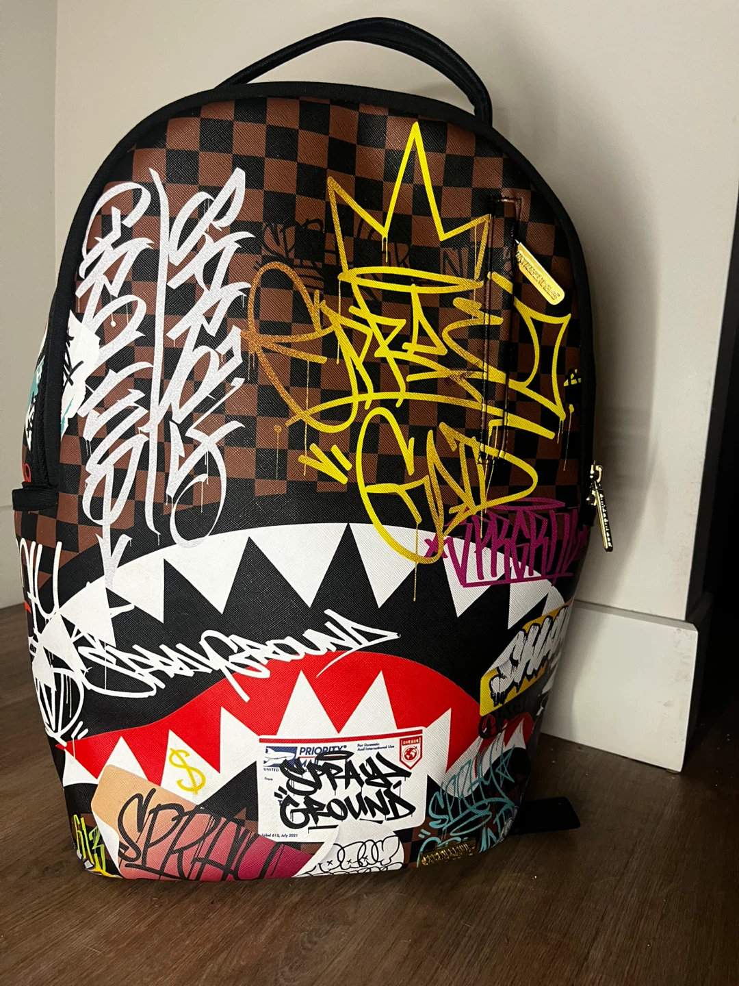 Sprayground Graffiti Shark Mouth Backpack