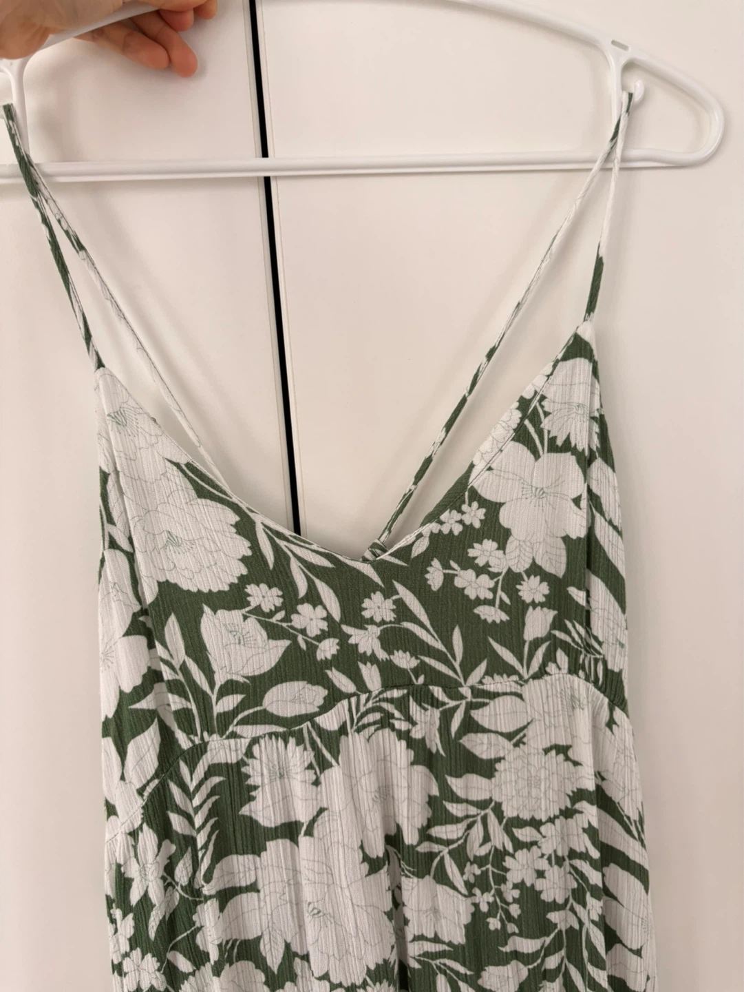 Green Floral Maxi Dress