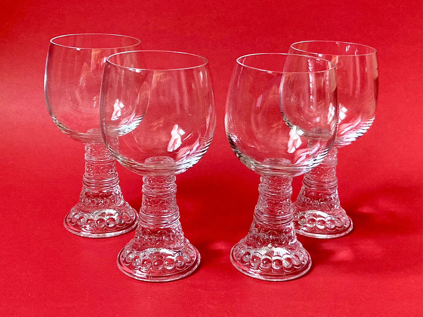 Vintage Thomas Rosenthal "Bacchus" Crystal Wine Glasses - photo 2