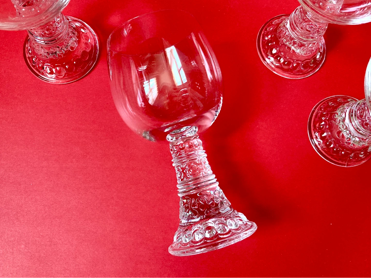 Vintage Thomas Rosenthal "Bacchus" Crystal Wine Glasses - photo 3