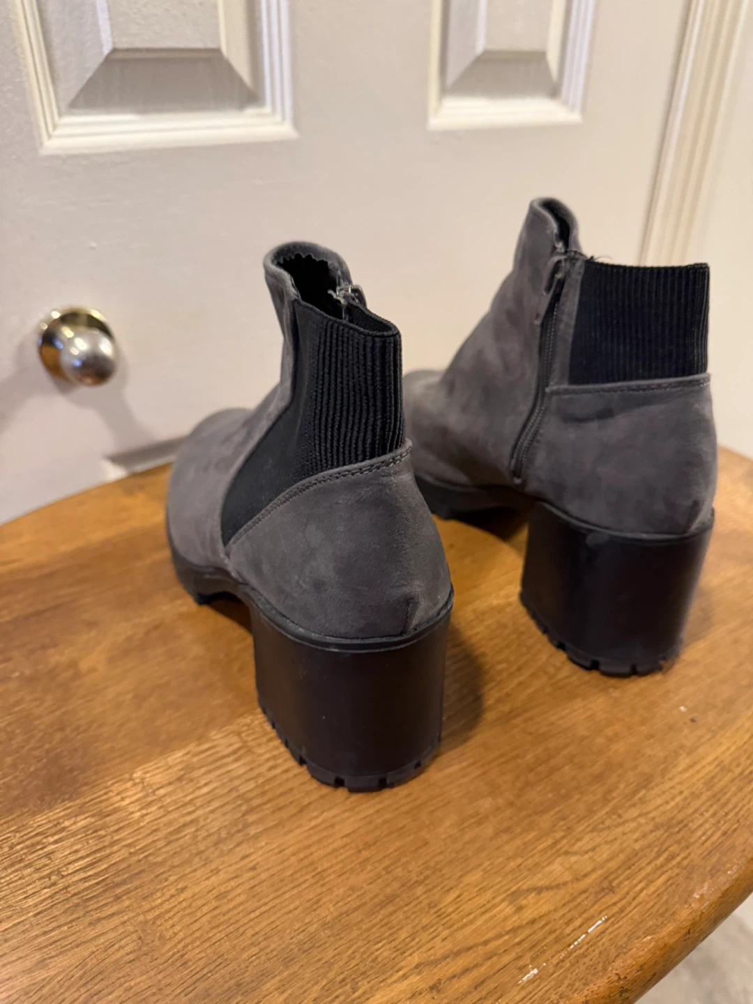 New Look Grey Suede Chelsea Boots - photo 4