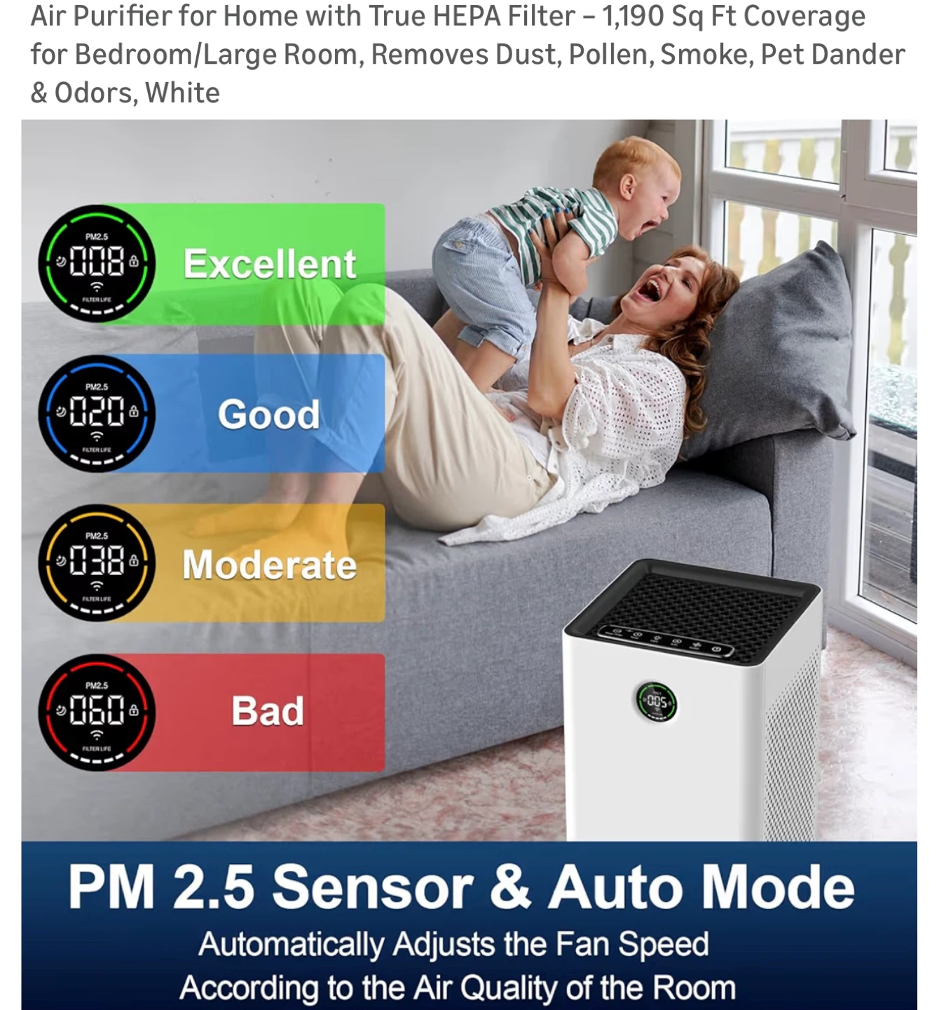 Brand New Air Purifier - White - photo 3
