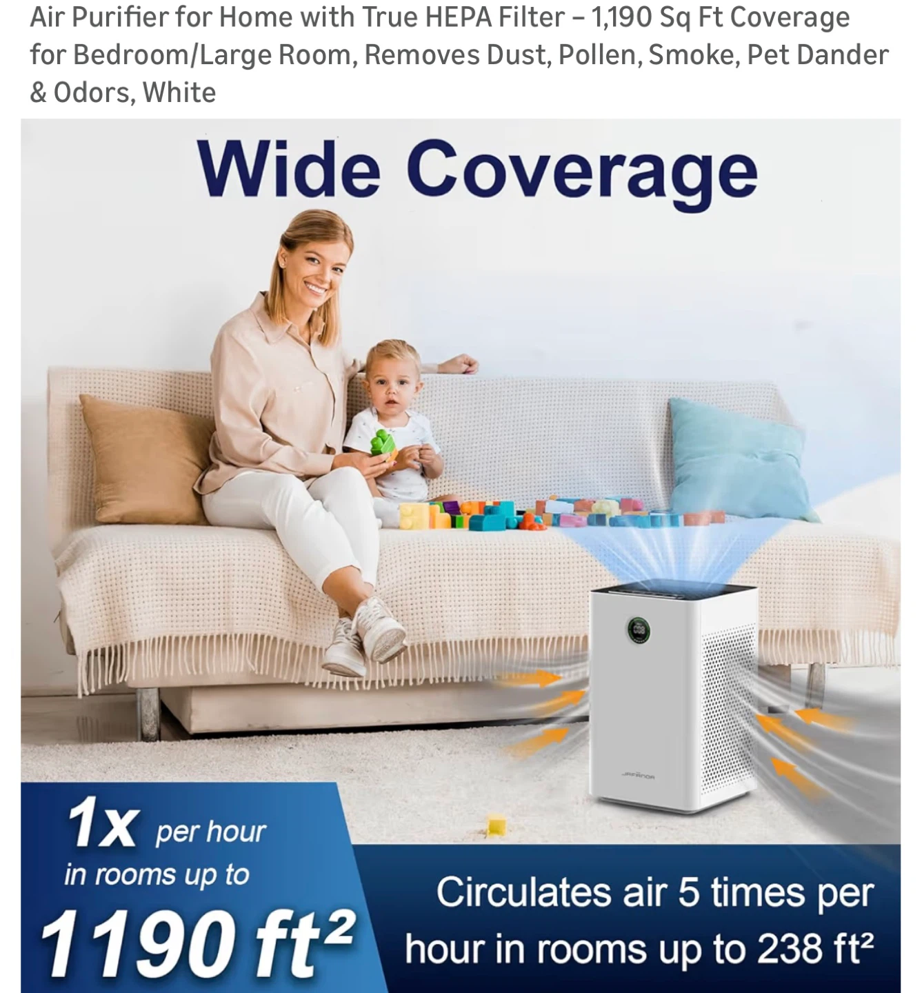 Brand New Air Purifier - White - photo 2
