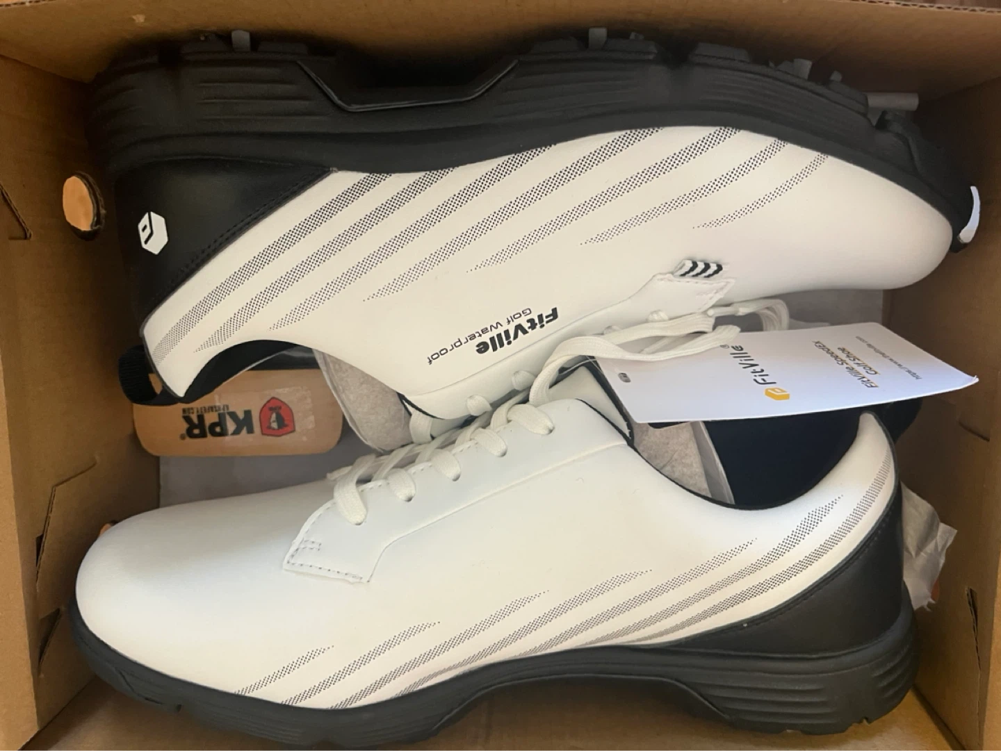 FitVille Golf Waterproof Shoes Size 10.5