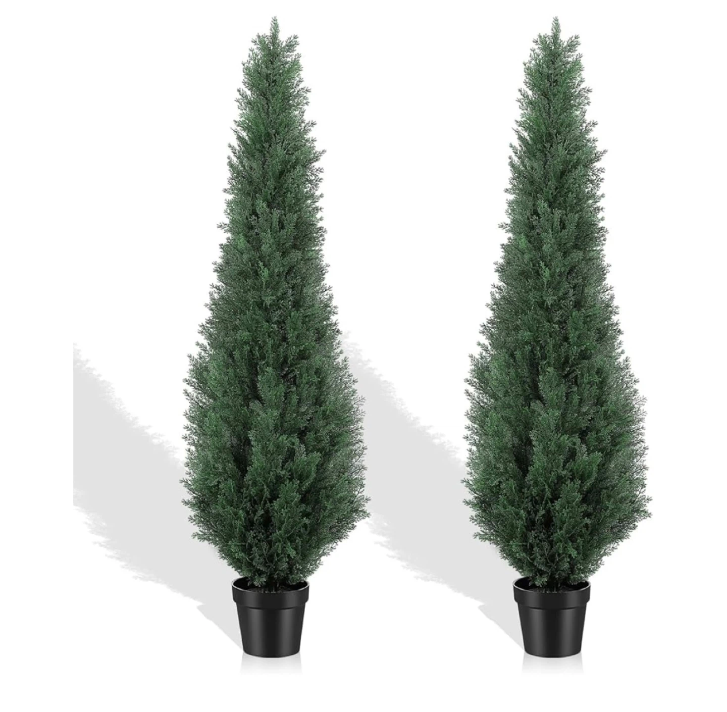 5ft Artificial Cedar Tree 2pcs - photo 3