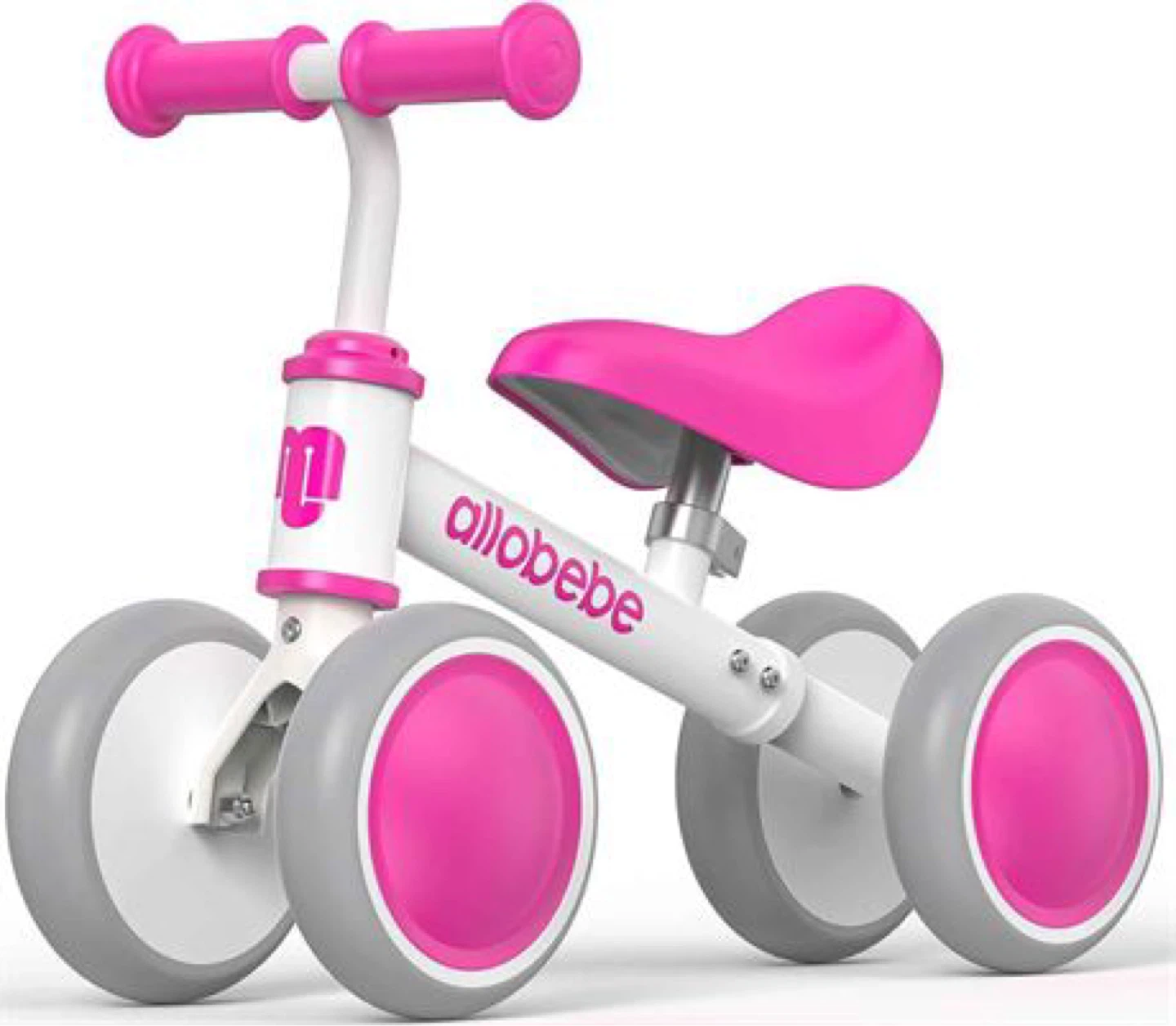 Allobebe Baby Balance Bike w/Adjustable Seat for 1-3 yrs old